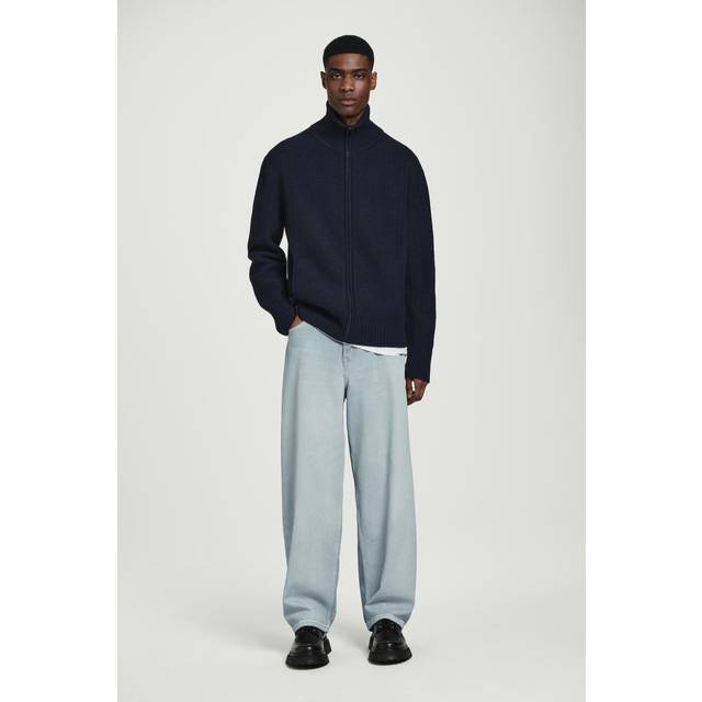 Rider Straight-Leg Jeans - Light Blue - 34