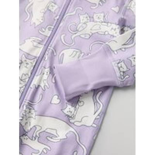 Polarn O. Pyret Baby Cat Onesie, Purple