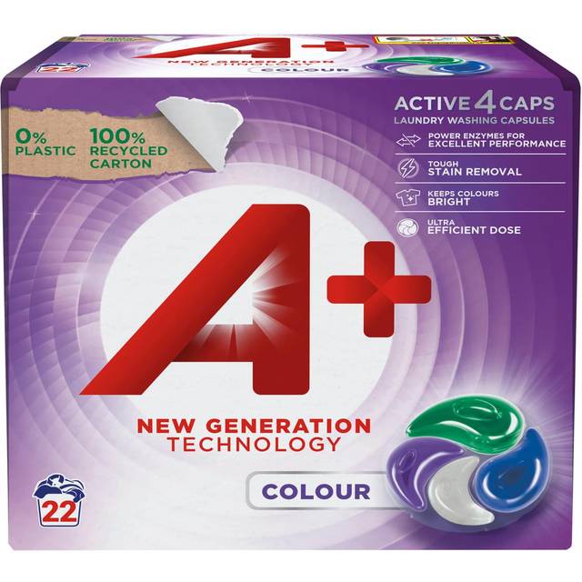 A+ Color Active 4 Caps tvättmedelskapsel