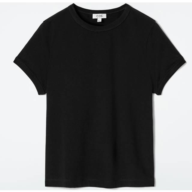 Shrunken Ringer T-Shirt - Black