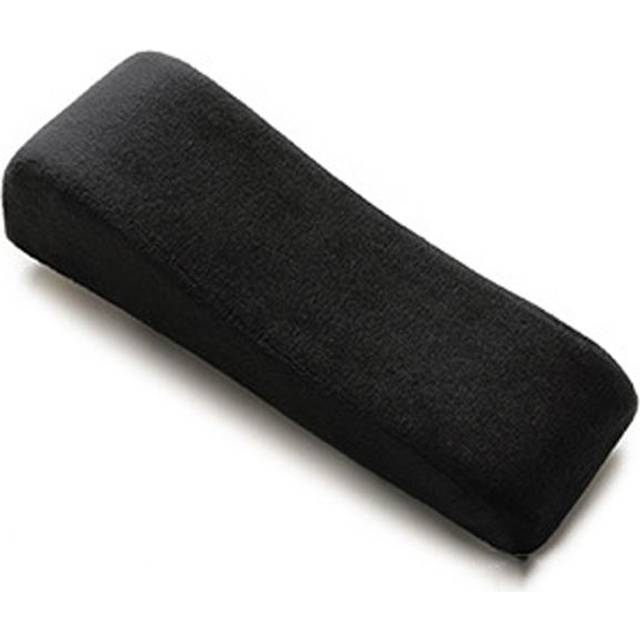 Ergonomic Chair Armrest Pads Gaming Chair Armrest Cushions Elbow Pillow Curved Model for Computer black