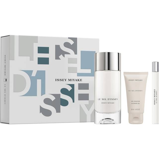 Issey Miyake Dufte til Mænd Gavesæt Eau de Toilette Spray 100 ml + Rejsespray 10 ml + Shower Gel 50 ml 1 Stk