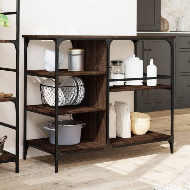 Serving Cart - Brown (10cm W X 10cm D)