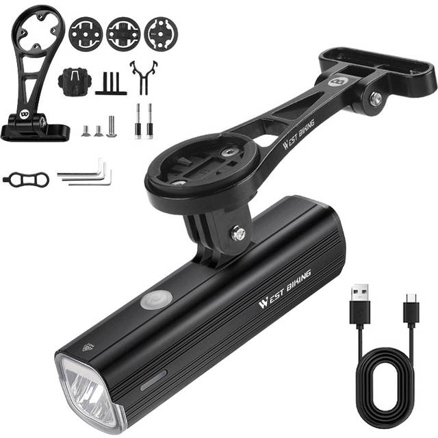 1000 Lumen 4500mAh Rechargeable Bicycle Headlight and Handlebar Stem Bike Computer Mount Set 1.60244E+11