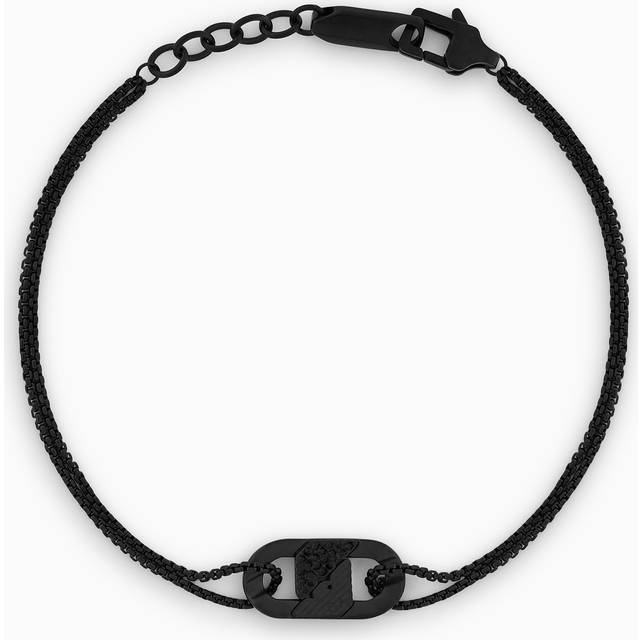 Black Crystal ID Bracelet