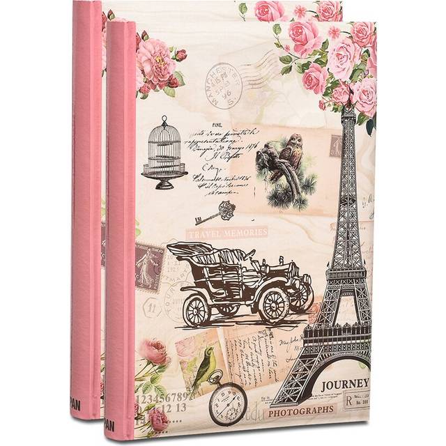 Vintage Travel Photo Album - Pink (50)