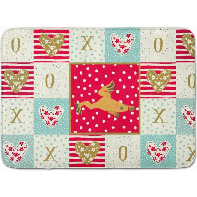 """""""""Caroline's Treasures Aquarium Frog Machine Washable Memory Foam Mat doormats  Multicolor"""""""""
