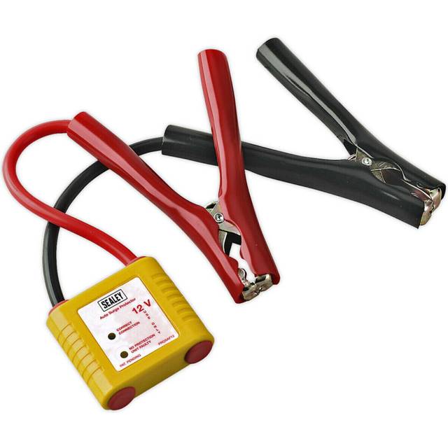 12V Auto Electrics Surge Protection Device - Battery Clips - Spike Indicator