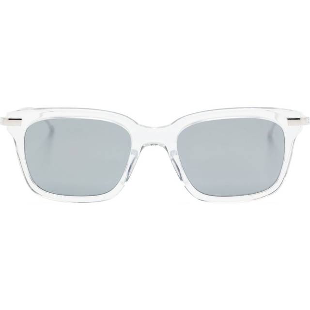 Thom Browne Eyewear - square-frame sunglasses - unisex - Acetate/Metal (Other) - 49 - White