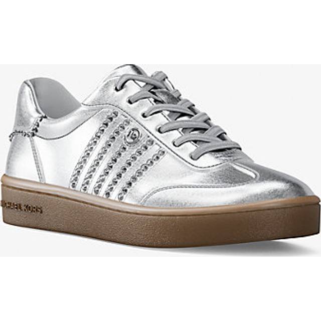 Michael Kors Low-Top Sneakers - Scotty Lace Up - silver - Low-Top Sneakers for ladies - 6 (UK)