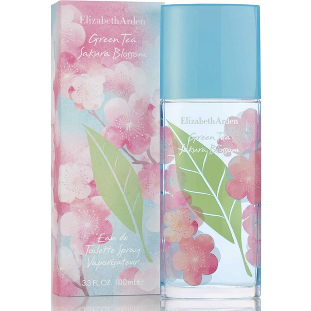 Elizabeth arden green tea sakura blossom eau de toilette 100ml spray &sealed