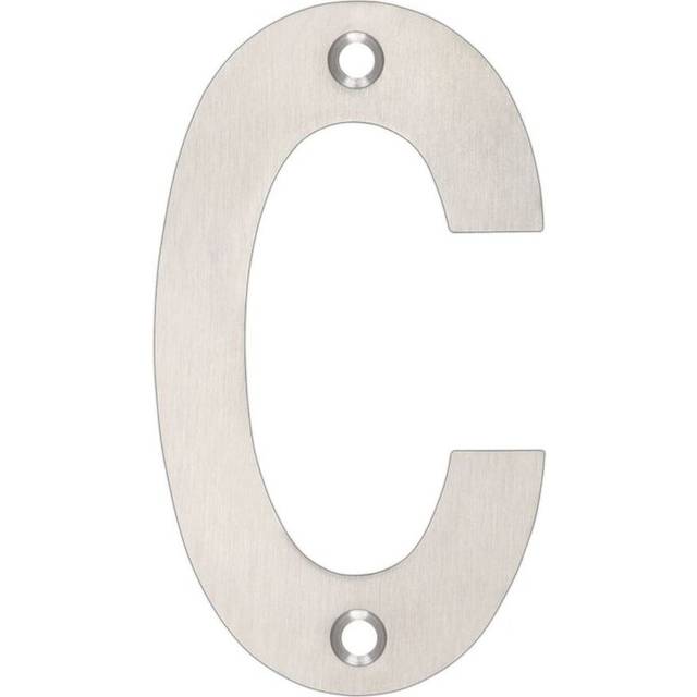 10.2Cm H Stainless Steel Surface Mount House Letter (10.2cm H)