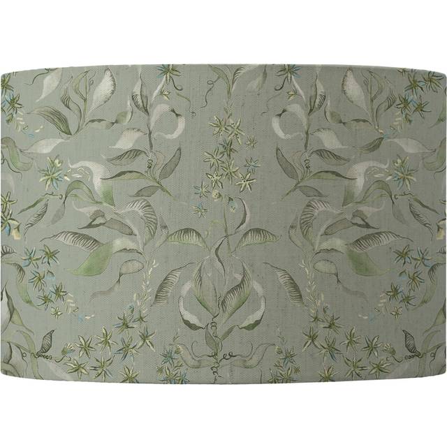 Hettie Vine Eva 52Cm Lampshade Green - Dark Green (24cm H x 46cm W x 46cm)
