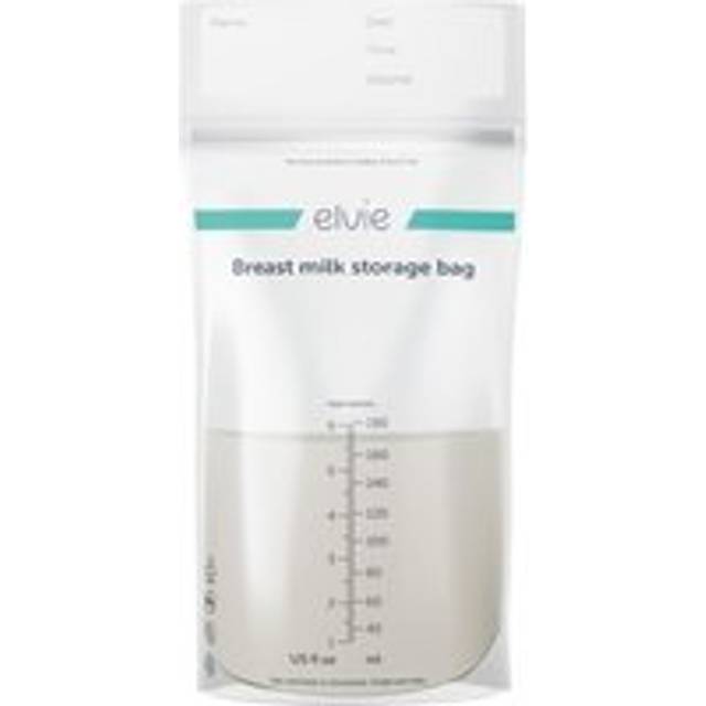 Elvie Breast Milk Storage Bags - Pack of 100 - Clear
