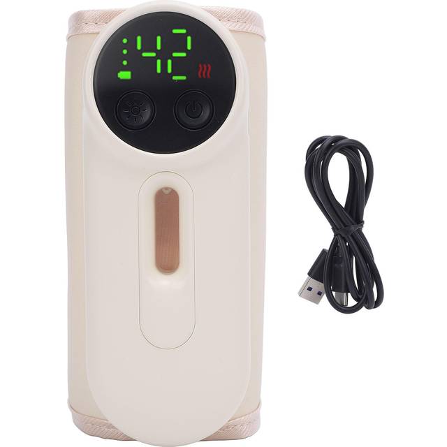 Milk Bottle Warmer with Night Light Fast Long Lasting Heating 8000mah Rechargeable Temperature