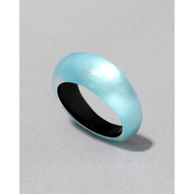 Alexis Bittar Luminous Lucite Tapered Ring- in Icy Blue Size 7 | Statement Jewelry from Alexis Bittar (7)