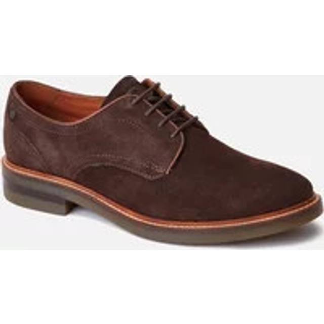 Men's Base London Men's Mawley Derby Shoe in Burnt Brown - Size: 9