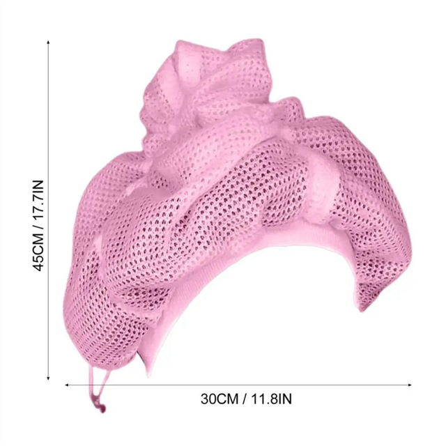 Caps for Drying Curly Hair Shower Cap Adjustable Net Plopping Bonnet Quick Towel Hats Bath Accessories,A