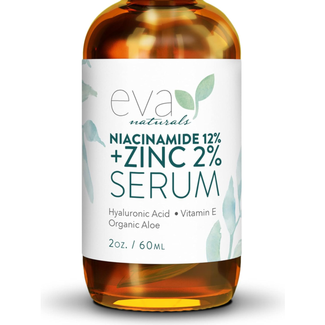 12% niacinamide serum for face + zinc vitamin b3, 2% zinc and hyaluronic acid
