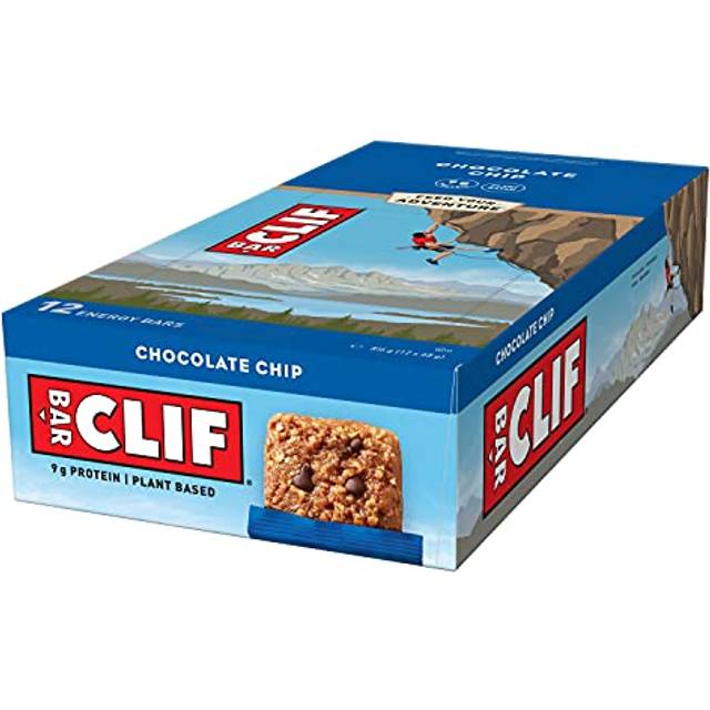 Clif Bar Energy Bar Chocolate Chip 68 g (Pack of 12)