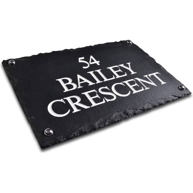 Blassingame Address Plaques (20cm H X 30.5cm W X 0.8cm D)