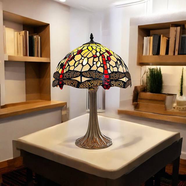 49cm Table Lamp - Brown (49cm H X 30cm W X 30cm D)