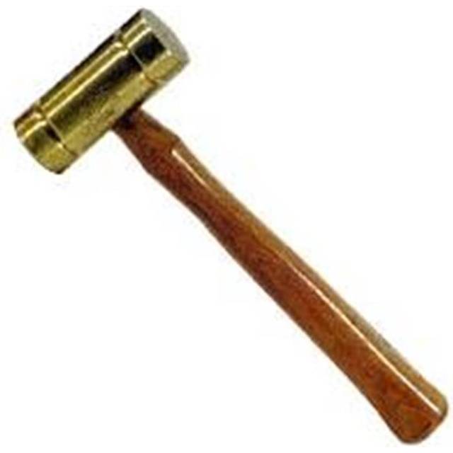 24 oz. Hickory Series Brass Hammer