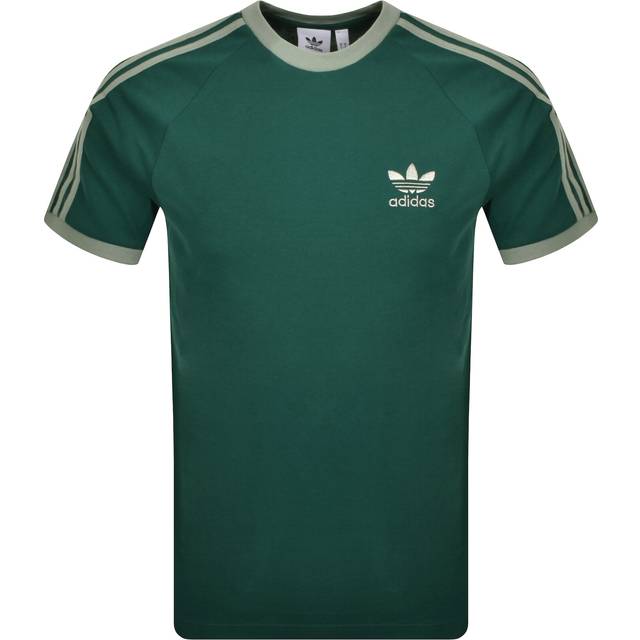adidas Originals 3 Stripes T Shirt Green