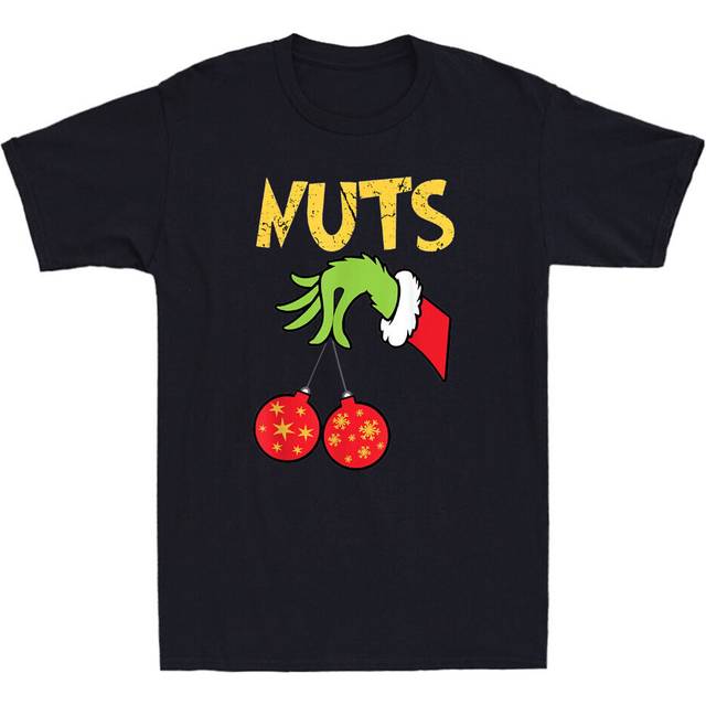 Chest nuts matching chestnuts funny christmas couples nuts vintage men's t-shirt