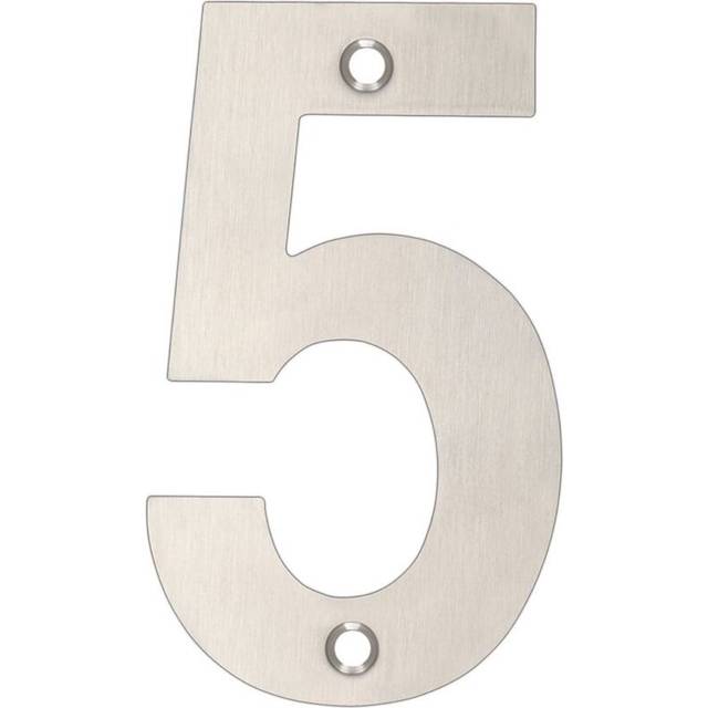 10.2Cm H Stainless Steel Surface Mount House Number (10.2cm H)