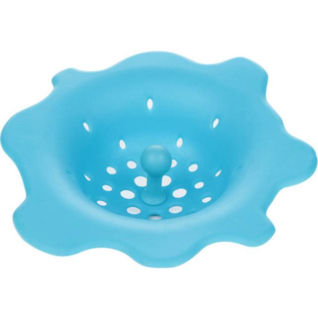 5Pcs Kitchen Silicone Sink Filter Screen Floor Drain Hair Stopper Bathroom Floor Sink Round Anti-clogging Sink Strainer