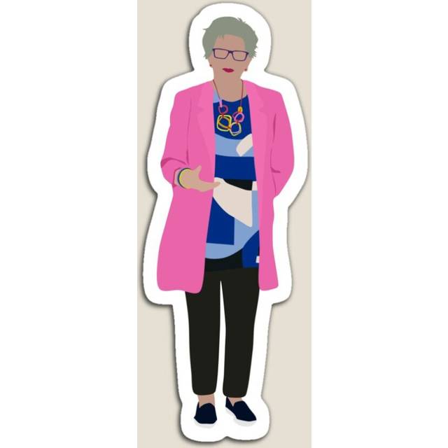 Fridge Magnets Great British Baking Show Prue Leith S7E5 Acrylic Meme Decoration for Home Kitchen Office