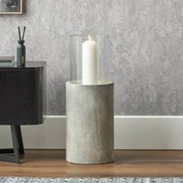 Metal Hurricane - Stone Grey (66cm H x 23cm W x 66cm D)