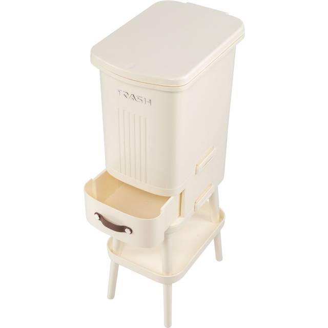 24 Litre Step-On Trash Can - Yellow (24L)
