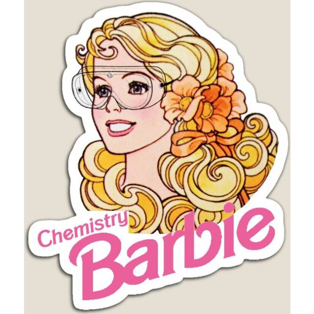 Fridge Magnets Chemistry Barbie Acrylic Meme Decoration for Home Kitchen Office