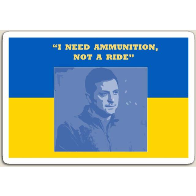 Fridge Magnets Support Ukraine Acrylic Meme Decoration for Home Kitchen Office