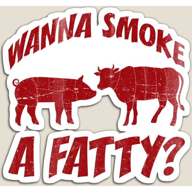 Fridge Magnets Wanna Smoke A Fatty - Funny BBQ - Meat Smoker - Grilling  Acrylic Meme Decoration for Home Kitchen Office