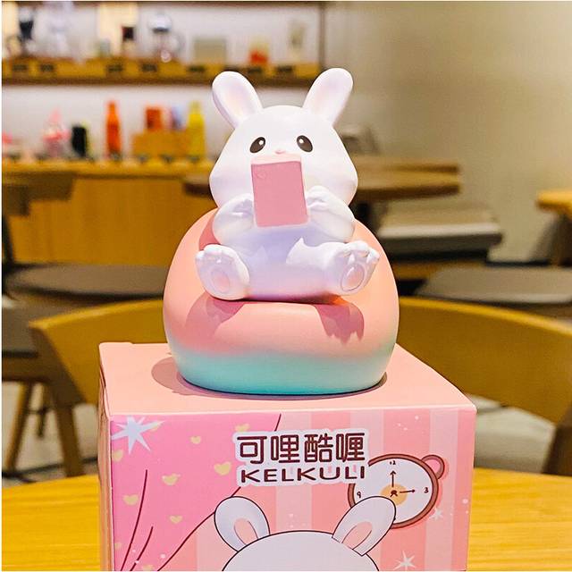(Rabbit) Lovely Resin Sofa Baby Cartoon Ornaments Desktop Decoration Ideal For Any Recipient