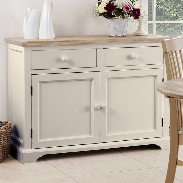 Luca 2 Door 2 Drawer Sideboard - Truffle (85cm H X 120cm W X 42cm D)