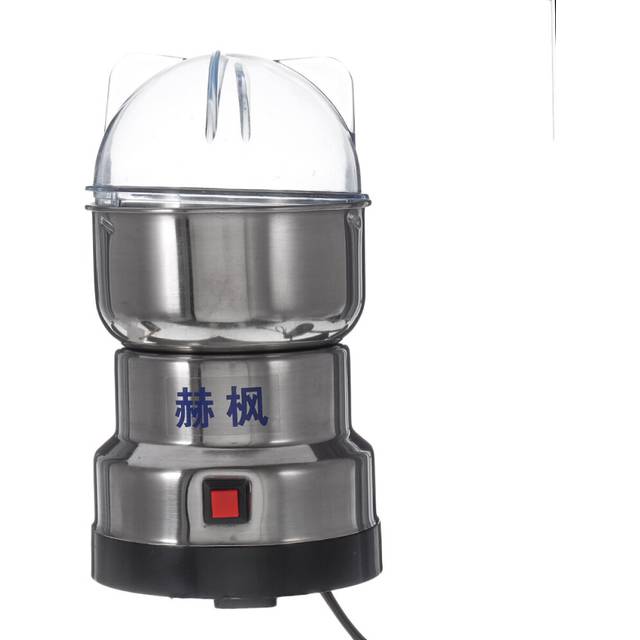 500W Electric Dry Grinder Stainless Steel Coffee Bean Nut Spice Grinding Blender Push Button Control