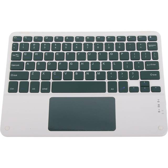 Bluetooth Keyboard with Touchpad 78 Keys Ultra Slim Silent Portable Wireless Keyboard for Smart skogsgrön färg