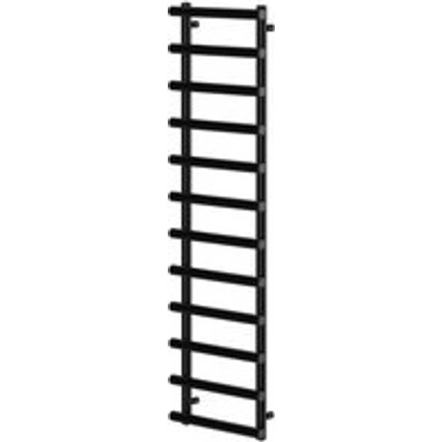 Wholesale Domestic Colore Finley Designer Heated Towel Rail | Matt Black | Mild Steel | 1750mm x 500mm
