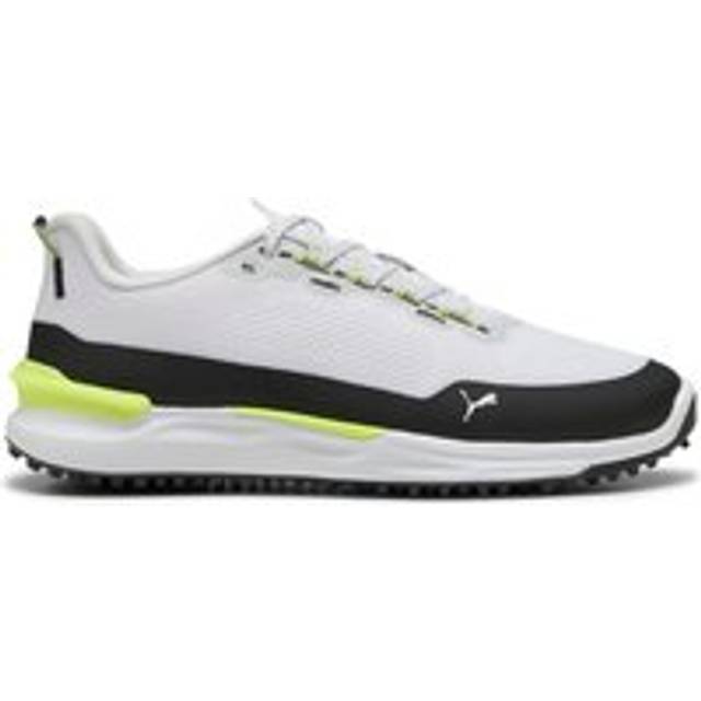 Puma IGNITE Elevate X Spikeless Waterproof Shoes - White/Black/Safety Yellow White/Black/Safety Yellow / 12