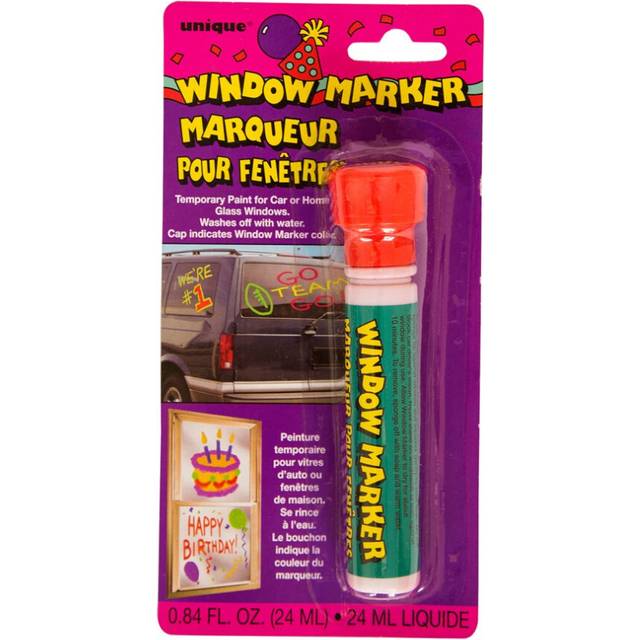 Unique Window Marker  0.84 Oz  Ruby Red
