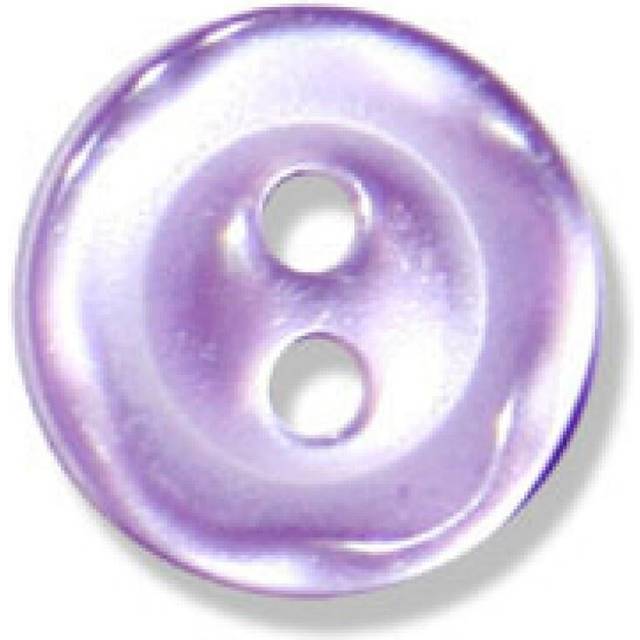 Trimits Scalloped Edge Buttons  Lilac - each