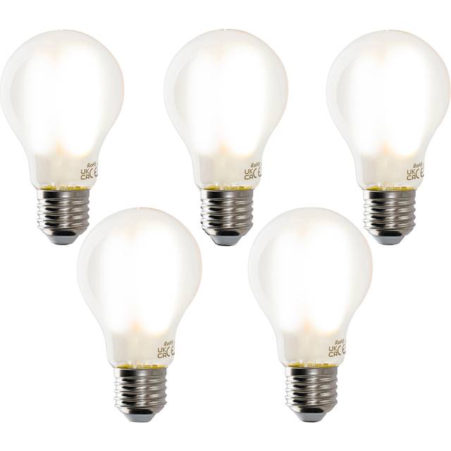 Luedd - Set of 5 Smart E27 led Bulbs A60 Matt 7W 806lm 1800-4000K