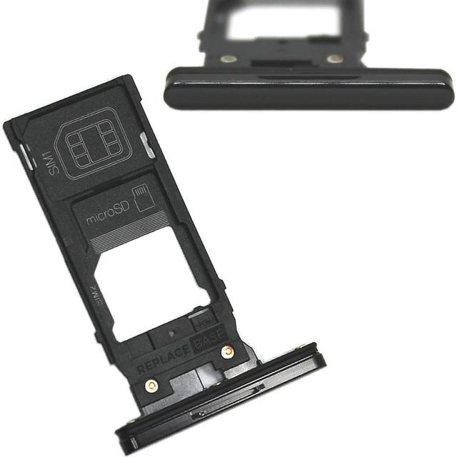Sim sd tray for sony xperia xz3 replacement baq & card holder black uk