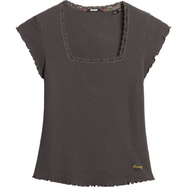 Superdry Essential Square Neck Short Sleeve T-Shirt