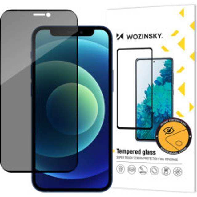 Härdat glas för iPhone 12/12 Pro med privatisering av glasfilter mot spionskydd