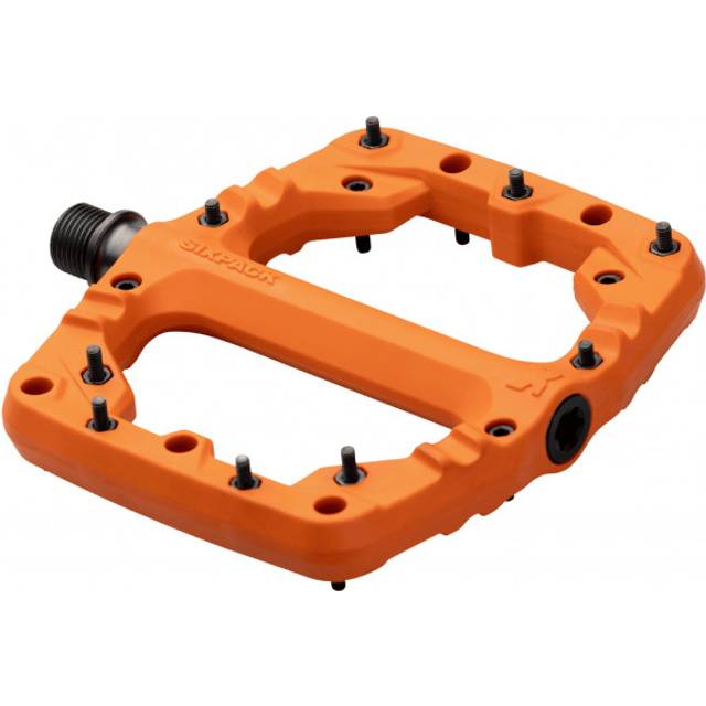 Sixpack Racing - Kamikaze PA - Plattformspedaler orange